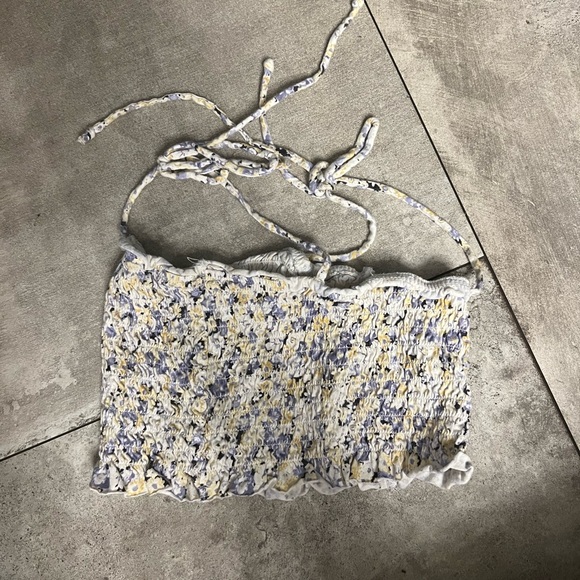 TARGET CUTE FLORAL SUMMER CROP TOP  #croptop - Picture 1 of 4